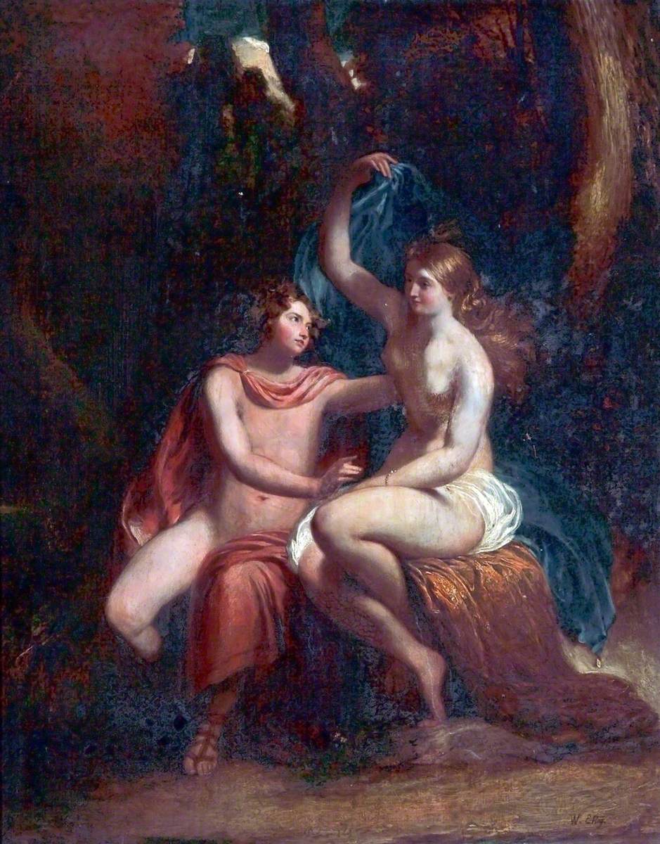 Classic scene. William Etty, 1787-1849. William Etty (1787–1849) Venus. William Etty картины. Уильям этти (William Etty),1787 - 1849. Англия..
