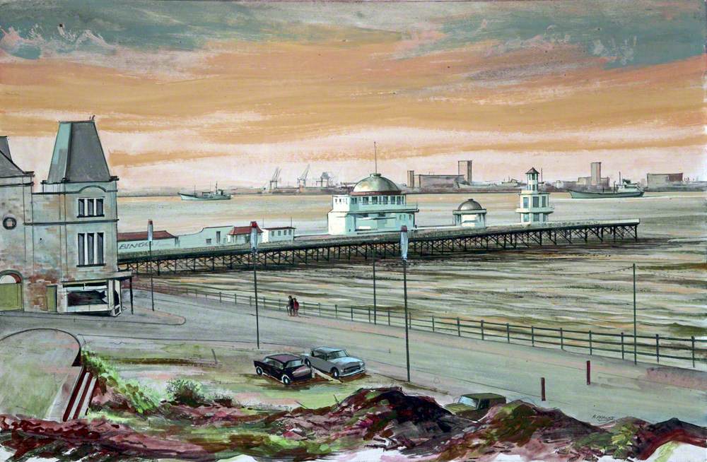 New Brighton Pier, Wirral Art UK