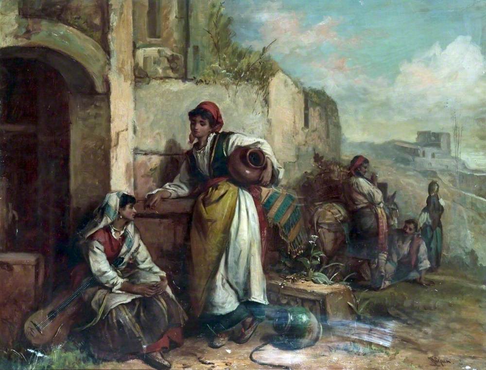 Southern European Peasant Scene