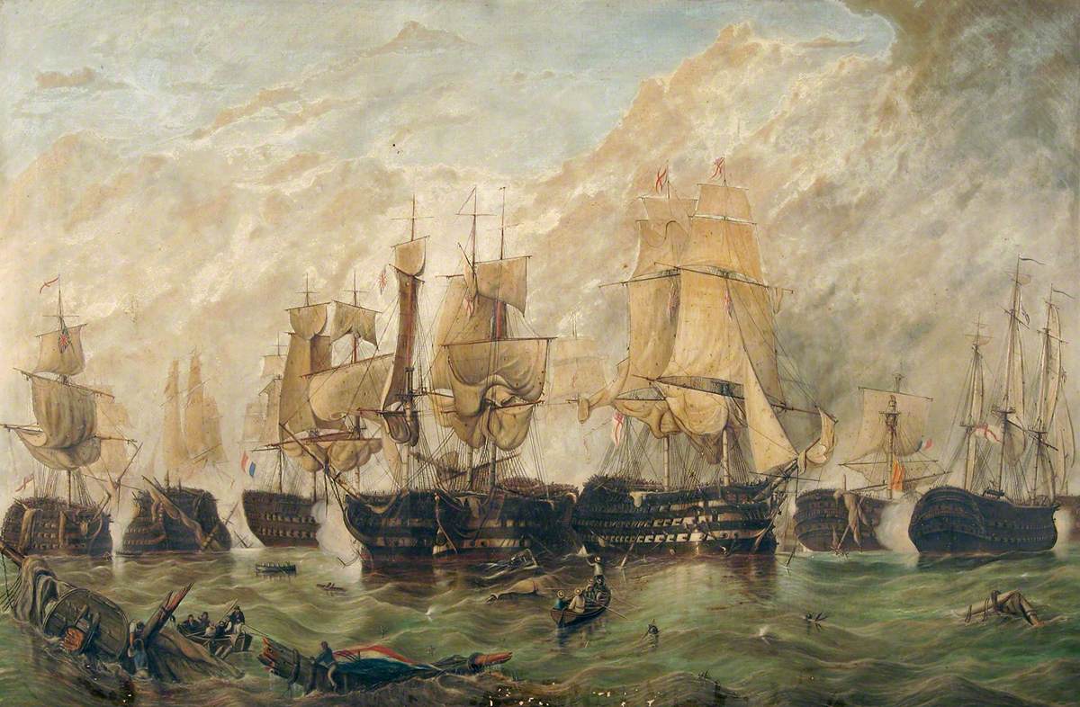 The Battle of Trafalgar, 21st October 1805