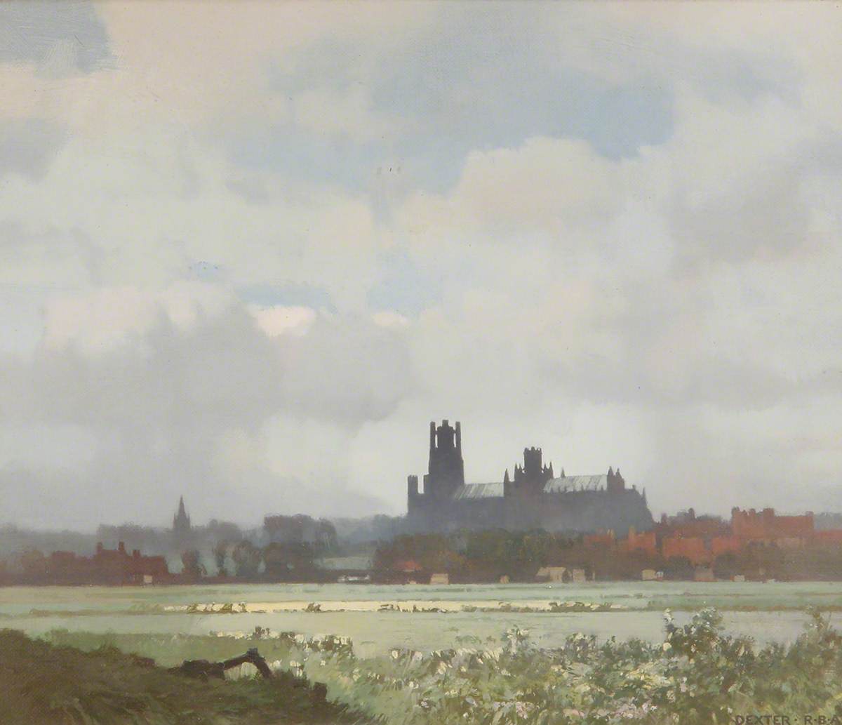 Ely from Middle Fen, Cambridgeshire