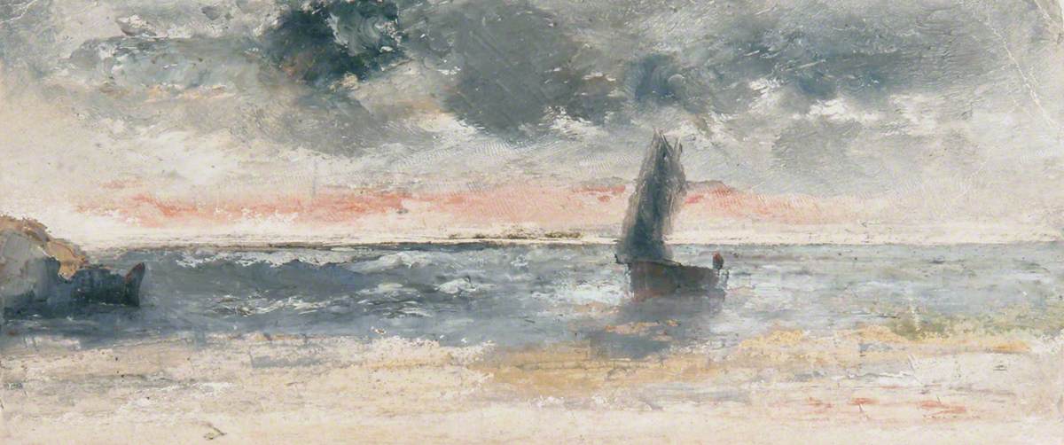 Ship on Seascape