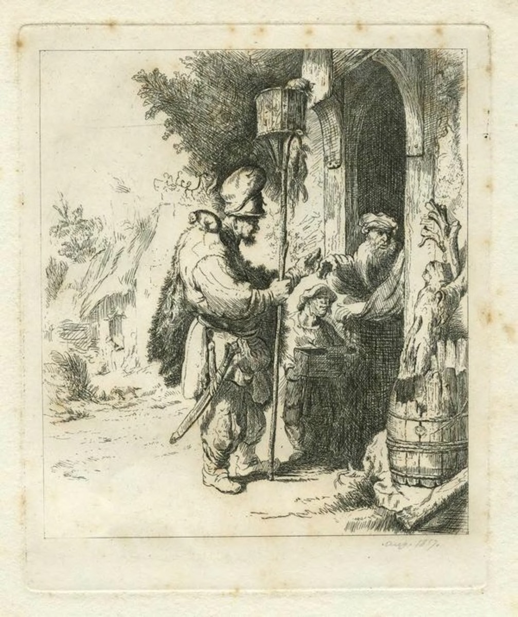 The Rat-Killer, after Rembrandt