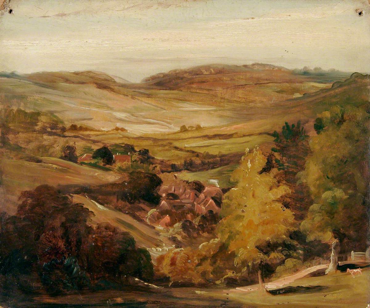 Landscape with Village in a Dale