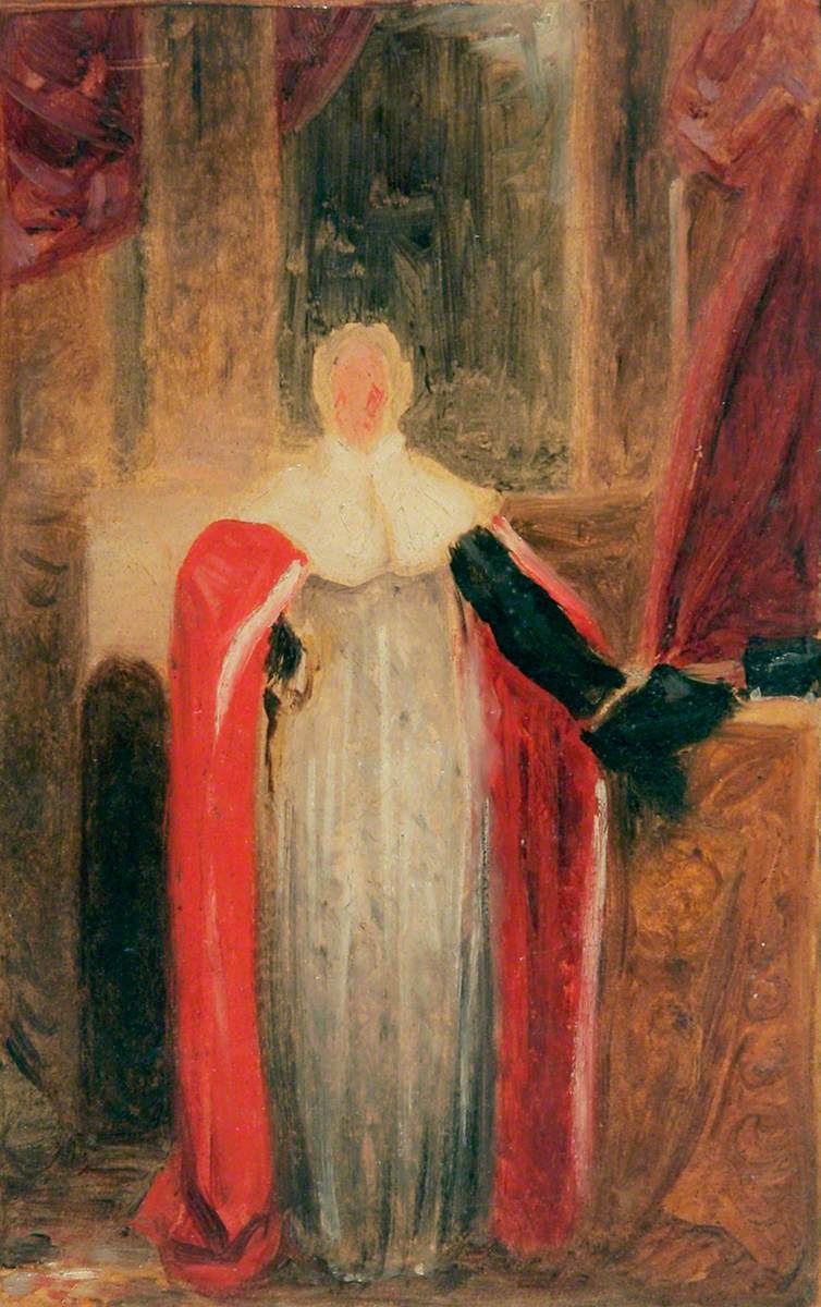 Figure in Mayoral Robes