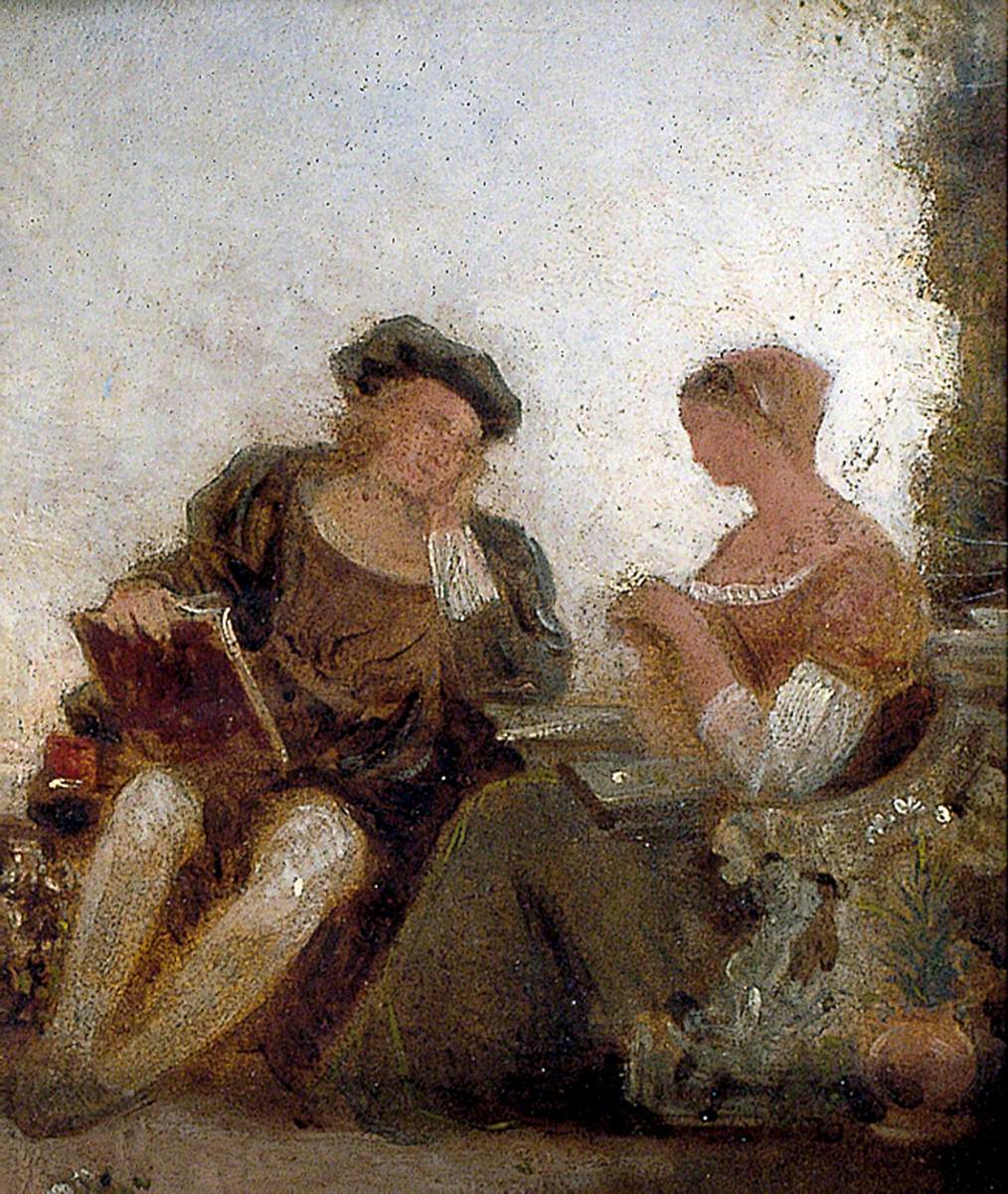 Couple in a Garden