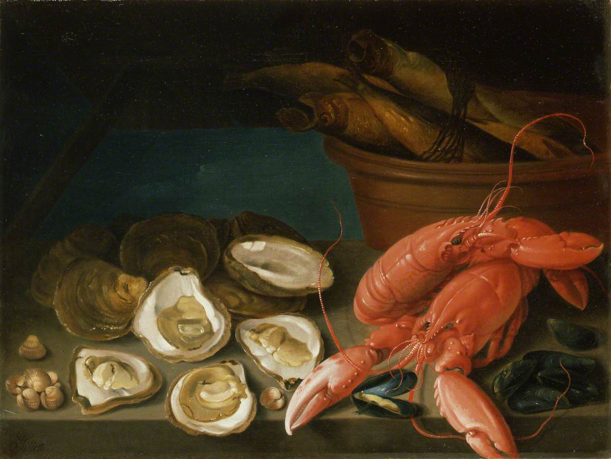 Still Life of Lobsters, etc.