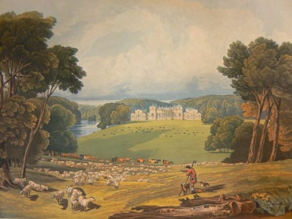 View of Holkham Hall, Norfolk
