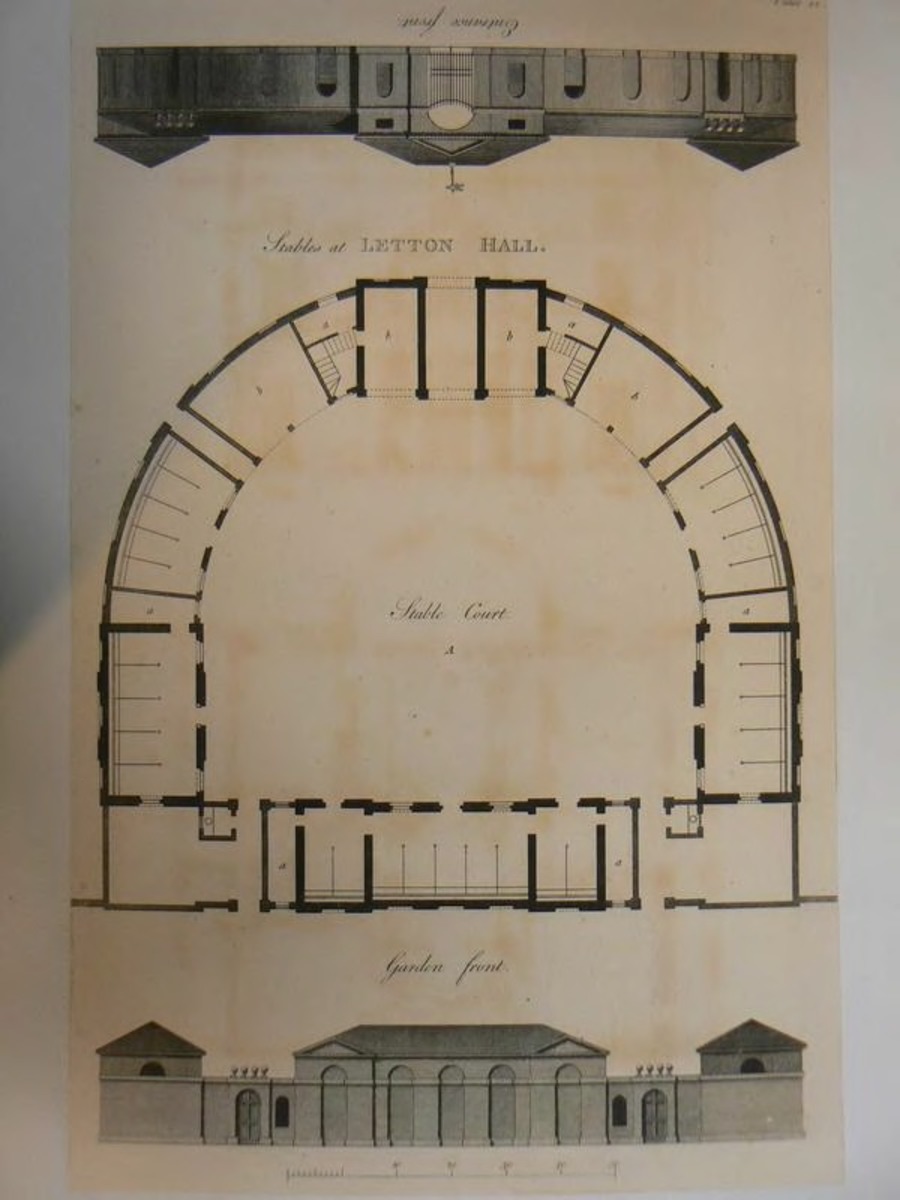 Plan for Letton Hall