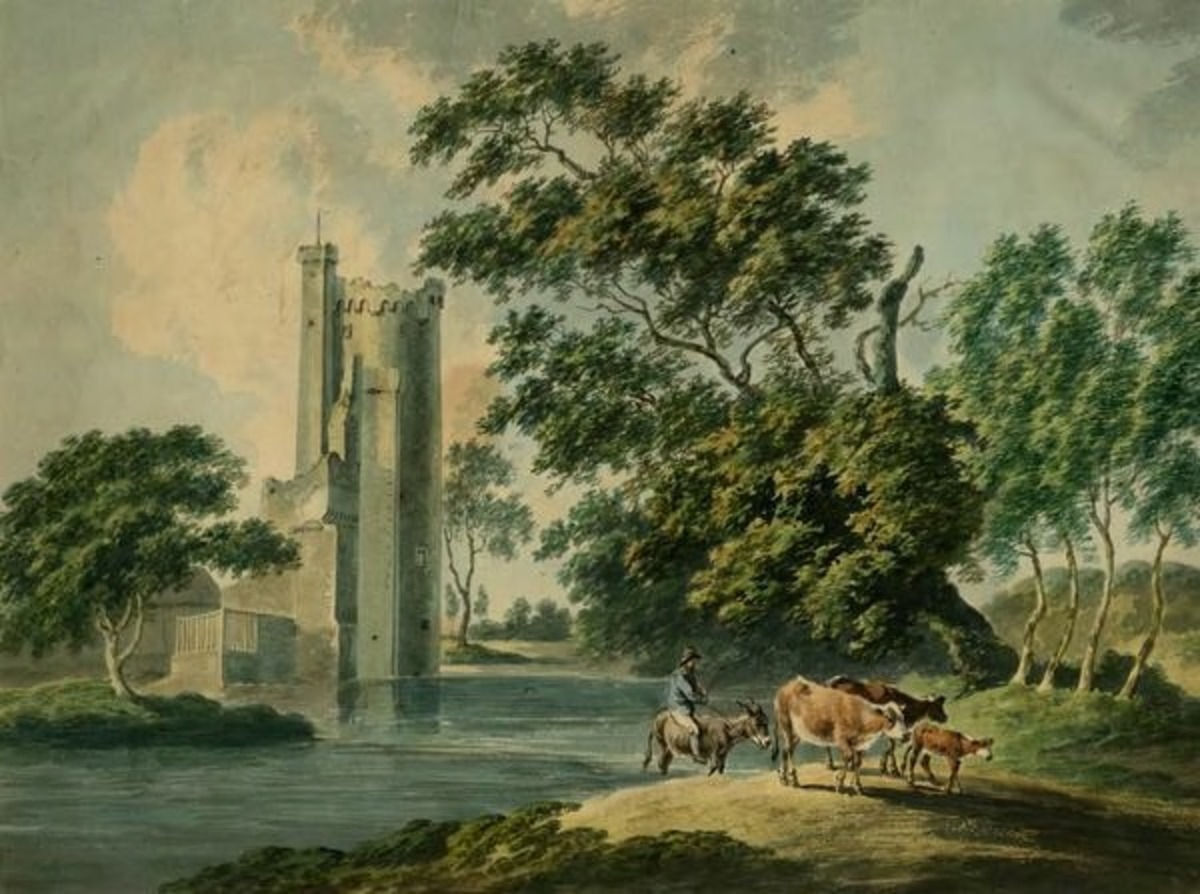 View of Caister Castle Norfolk