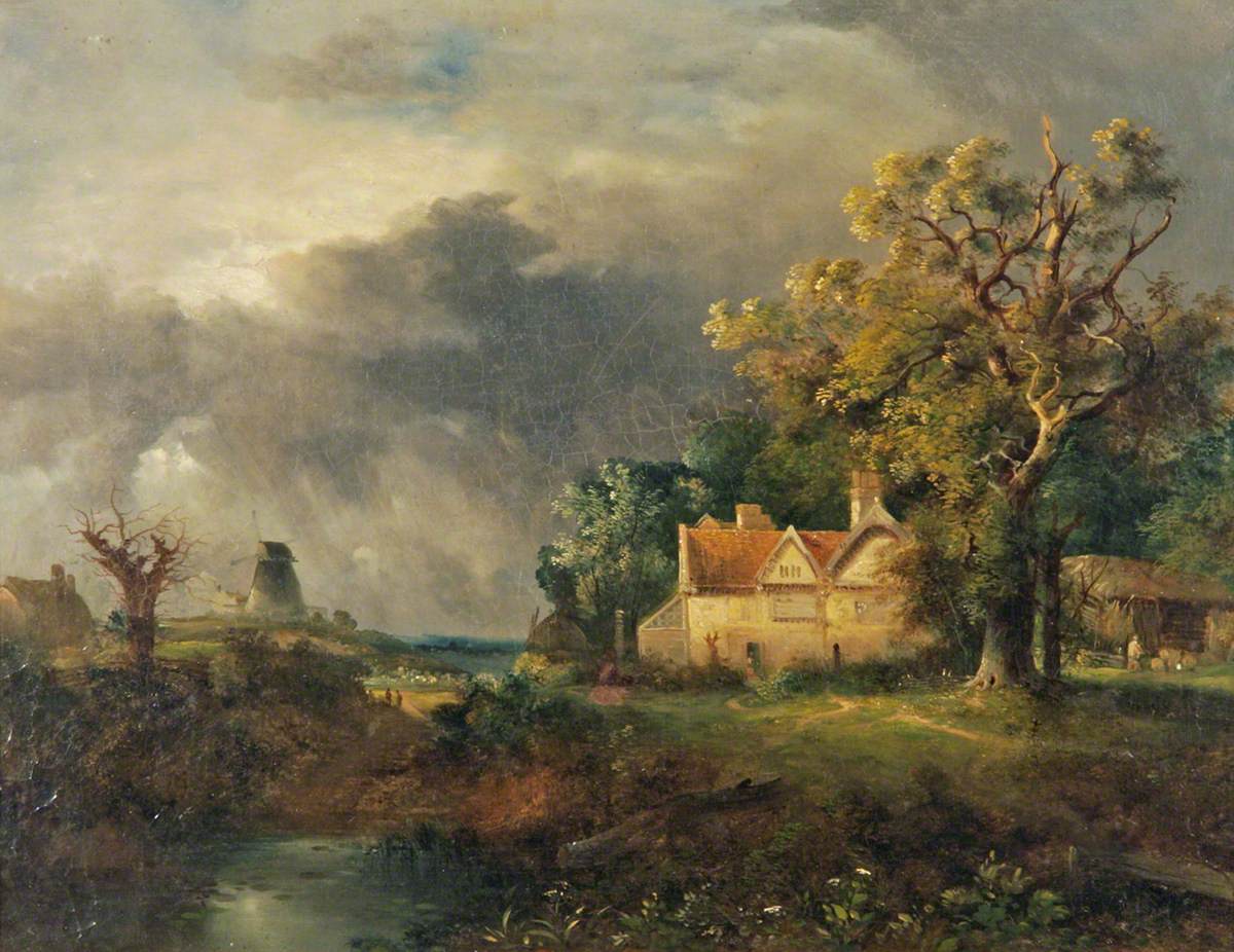 Landscape with a Farmhouse and a Mill