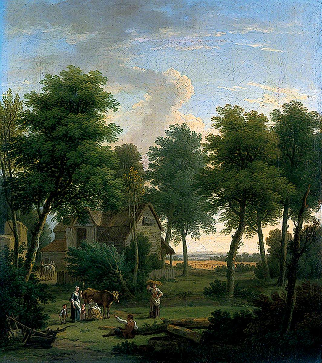 Pastoral Scene with a Peasant Family