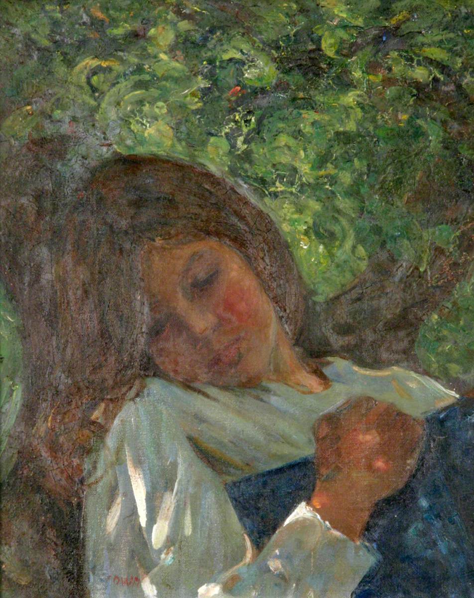 Sleeping Girl Painting