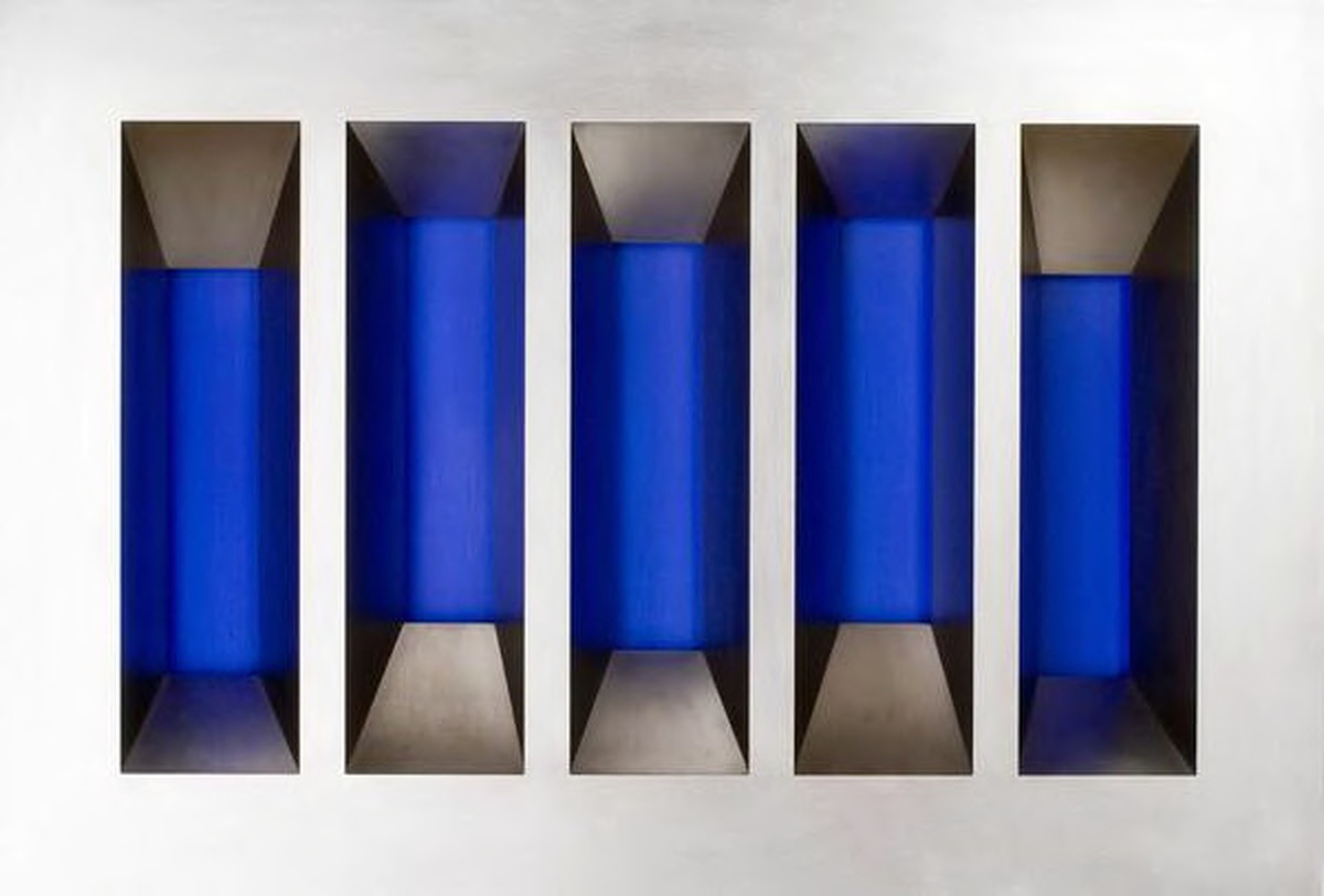 Five Windows with Sky