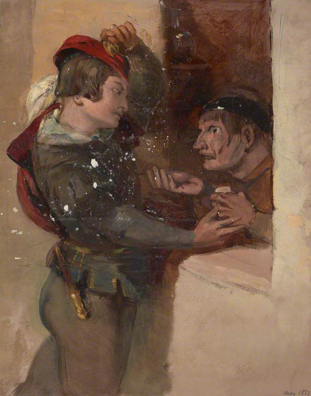 Study of Two Medieval Figures