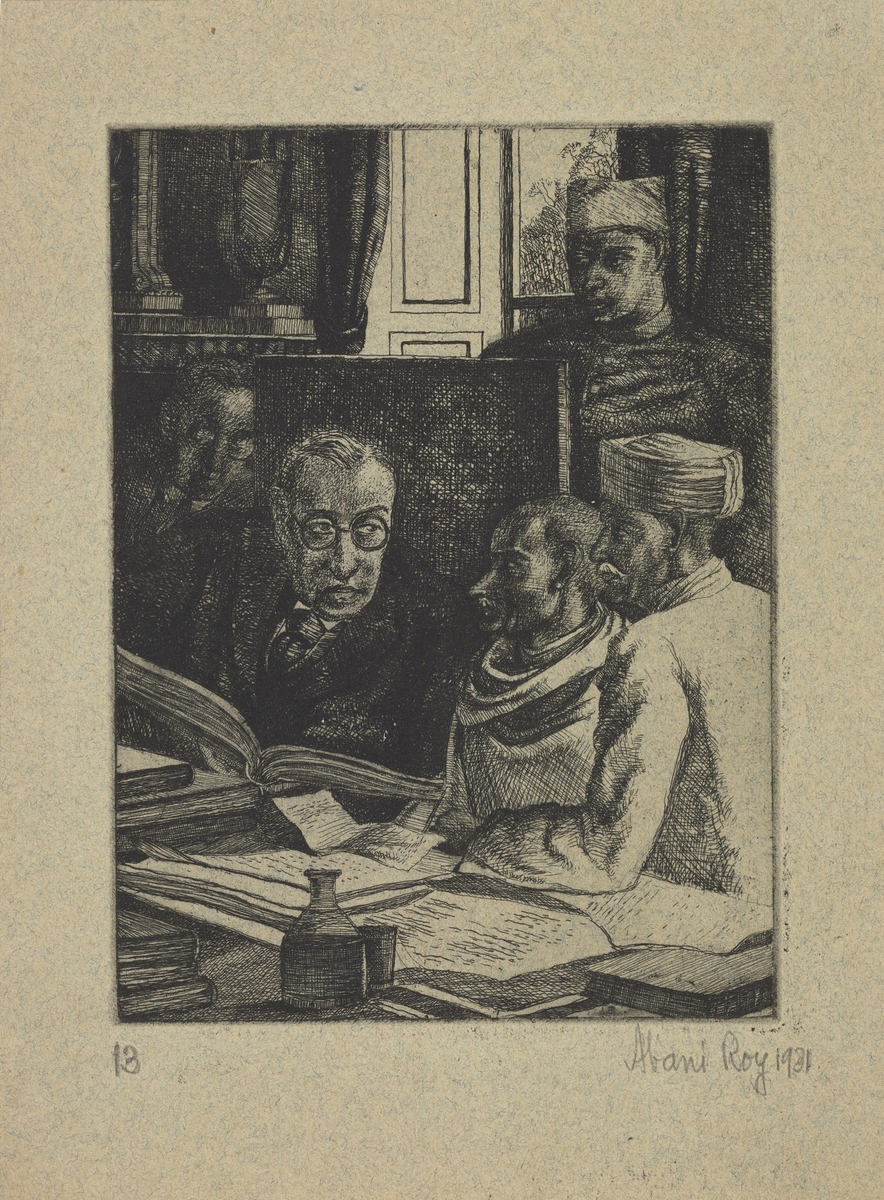 Figures at a Table
