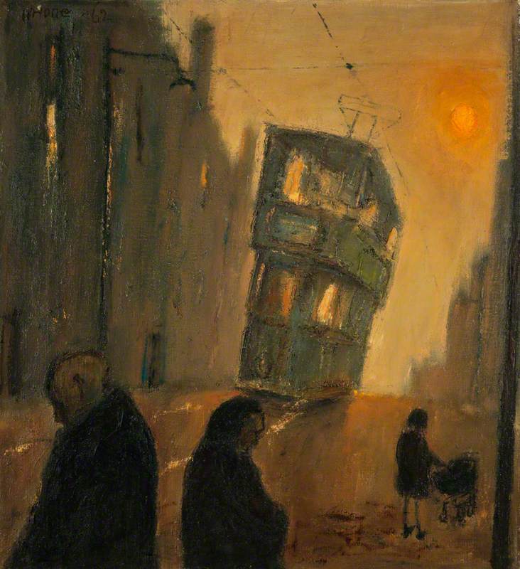 Tramcar in Fog