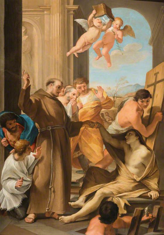 Saint Anthony of Padua reviving a Dead Man