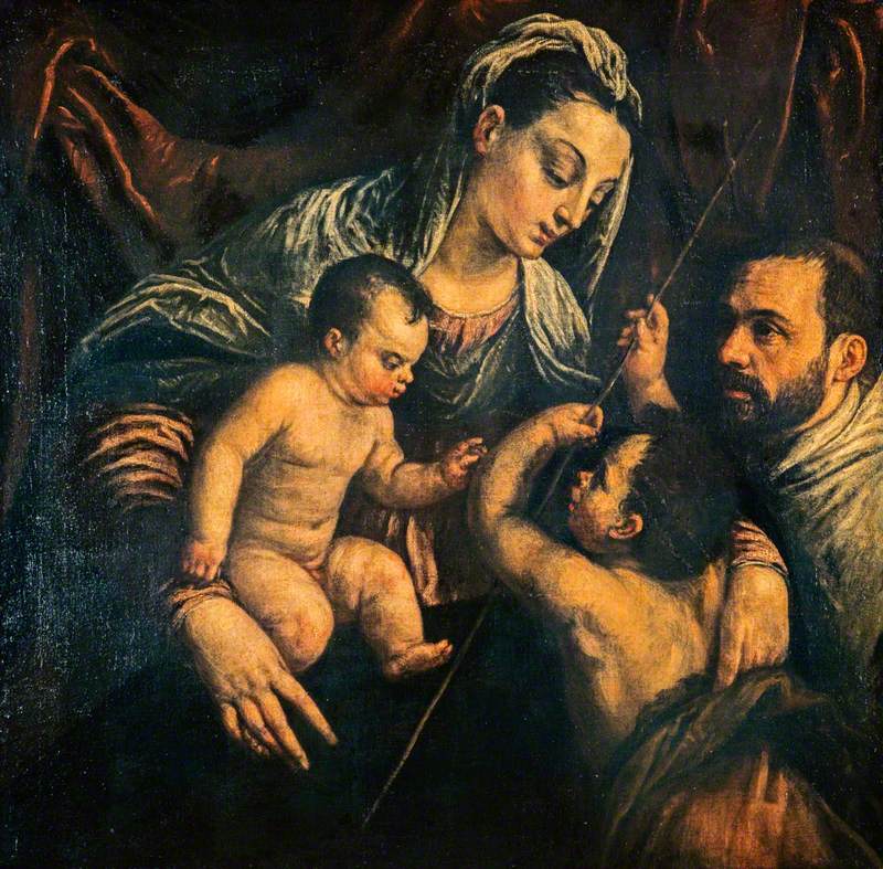 The Virgin and Child with Saint John the Baptist and a Donor