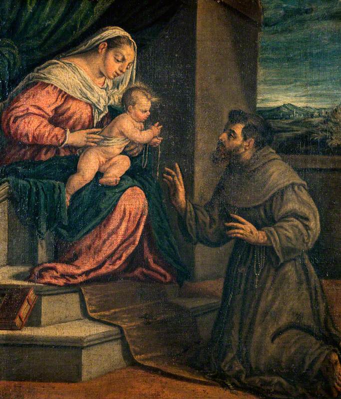 Saint Francis Kneeling before the Virgin and Child