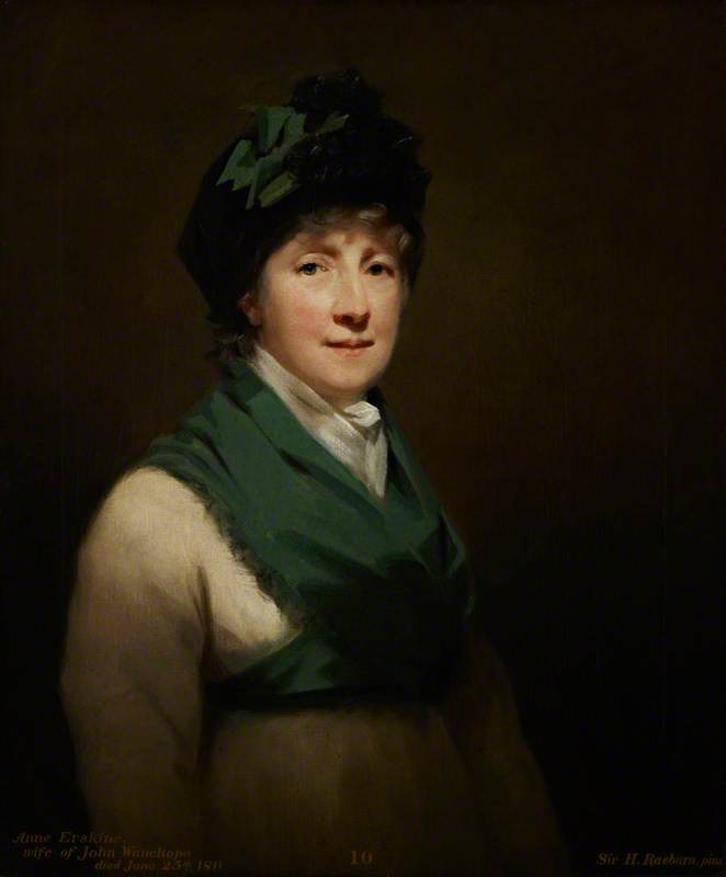 Anne Erskine (1740–1811), Mrs John Wauchope of Edmonstone