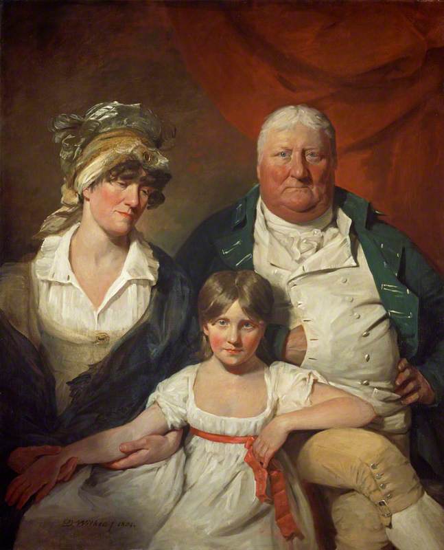 William Chalmers Bethune (1744–1807), his Wife Isobel Morison (1760–1850) and their Daughter Isabella Maxwell Morison (1795–1818)