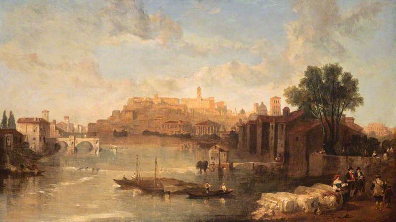 View on the Tiber, Rome