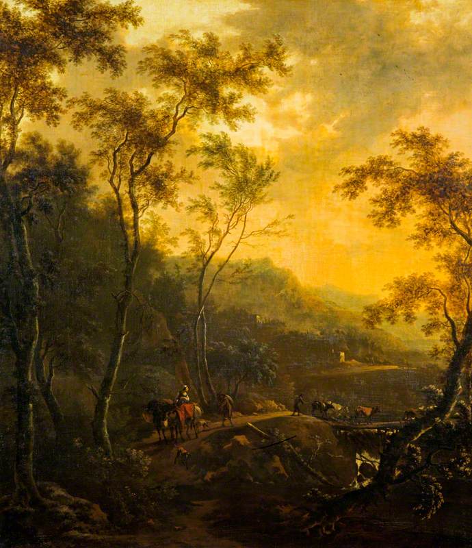 Landscape with Travellers and a Herdsman