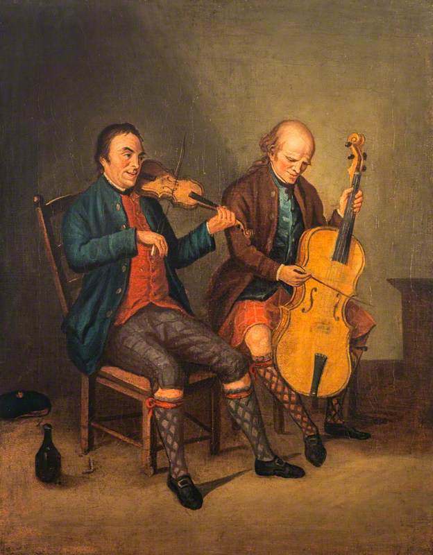 Niel Gow (1727–1807), Violinist and Composer, with his Brother Donald Gow (active c.1780), Cellist