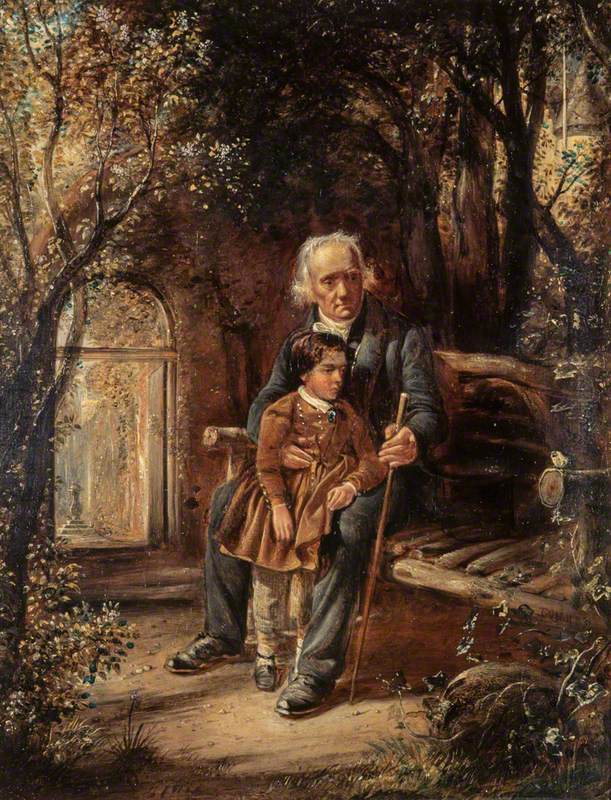 Reverend Thomas Chalmers (1780–1847), Preacher and Social Reformer, with his Grandson Thomas Chalmers Hanna