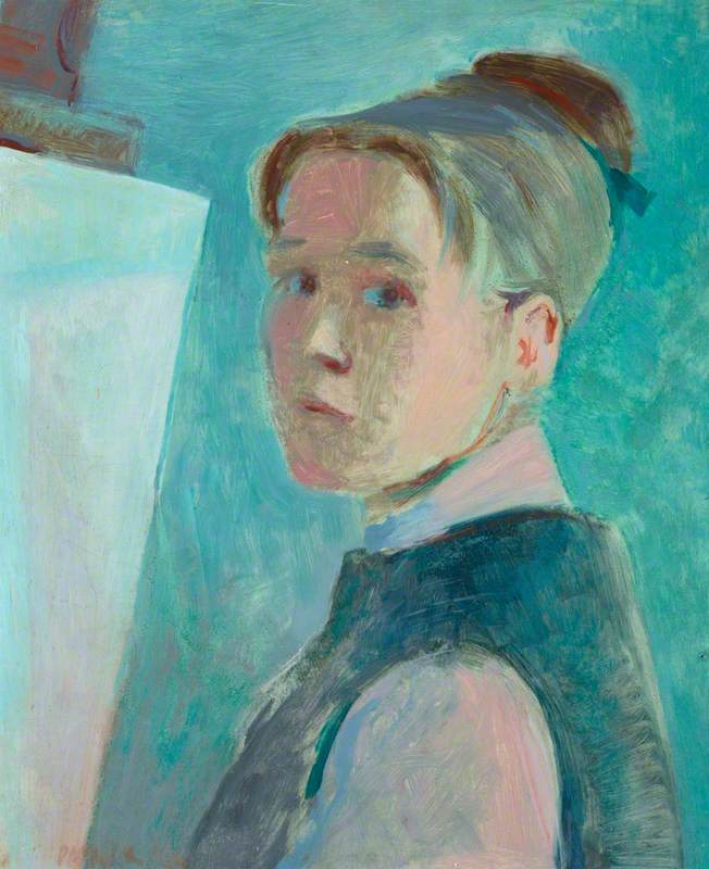 Cordelia Oliver (1923–2009), Artist, Self Portrait