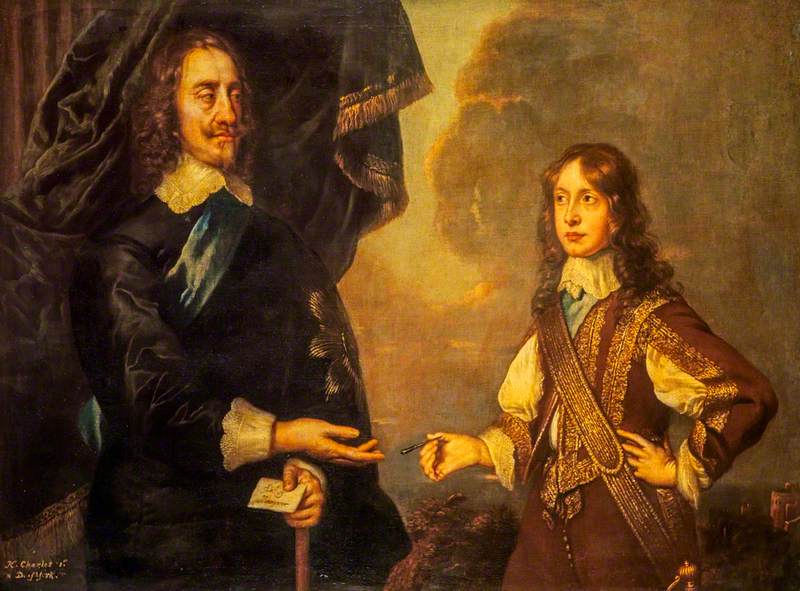 Charles I (1600–1649), Reigned 1625–1649, with James, Duke of York (1633–1701), Later James VII and II