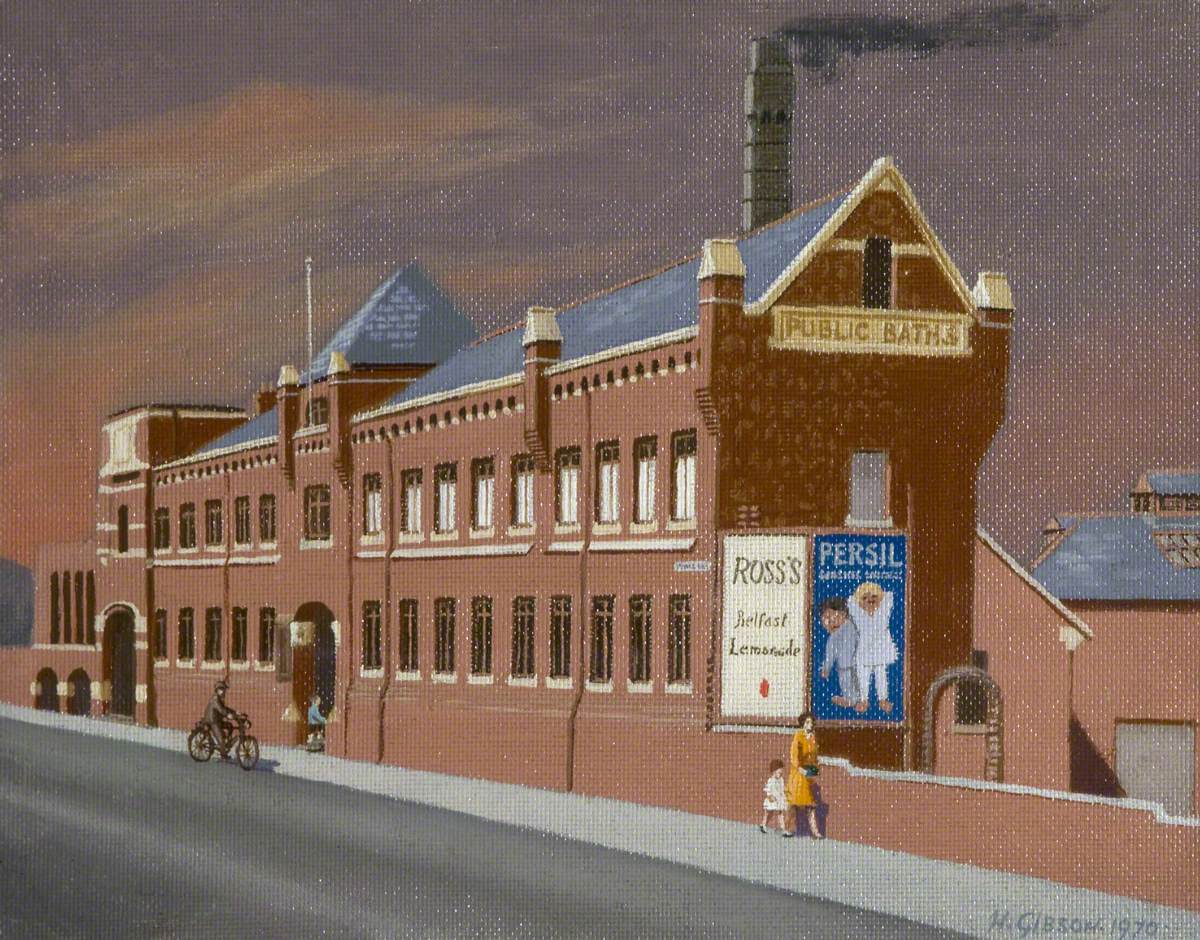 Public Baths, Peter's Hall, Belfast Art UK