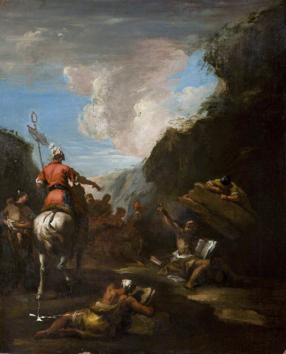 Archimedes and Hiero at the Siege of Syracuse