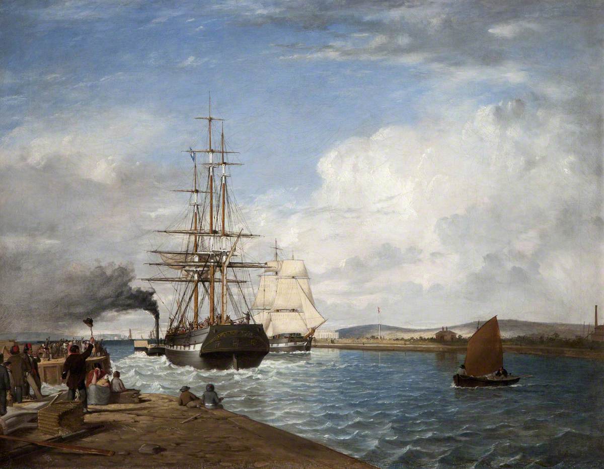 Emigrant Ship Leaving Belfast