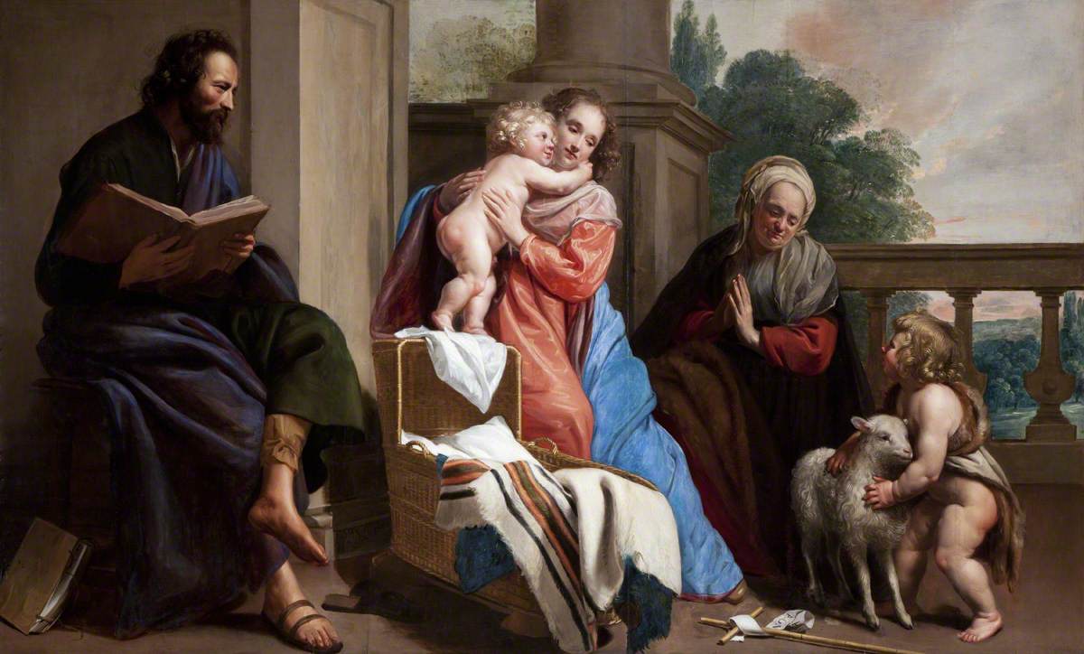 The Holy Family with Saint John and Saint Elizabeth