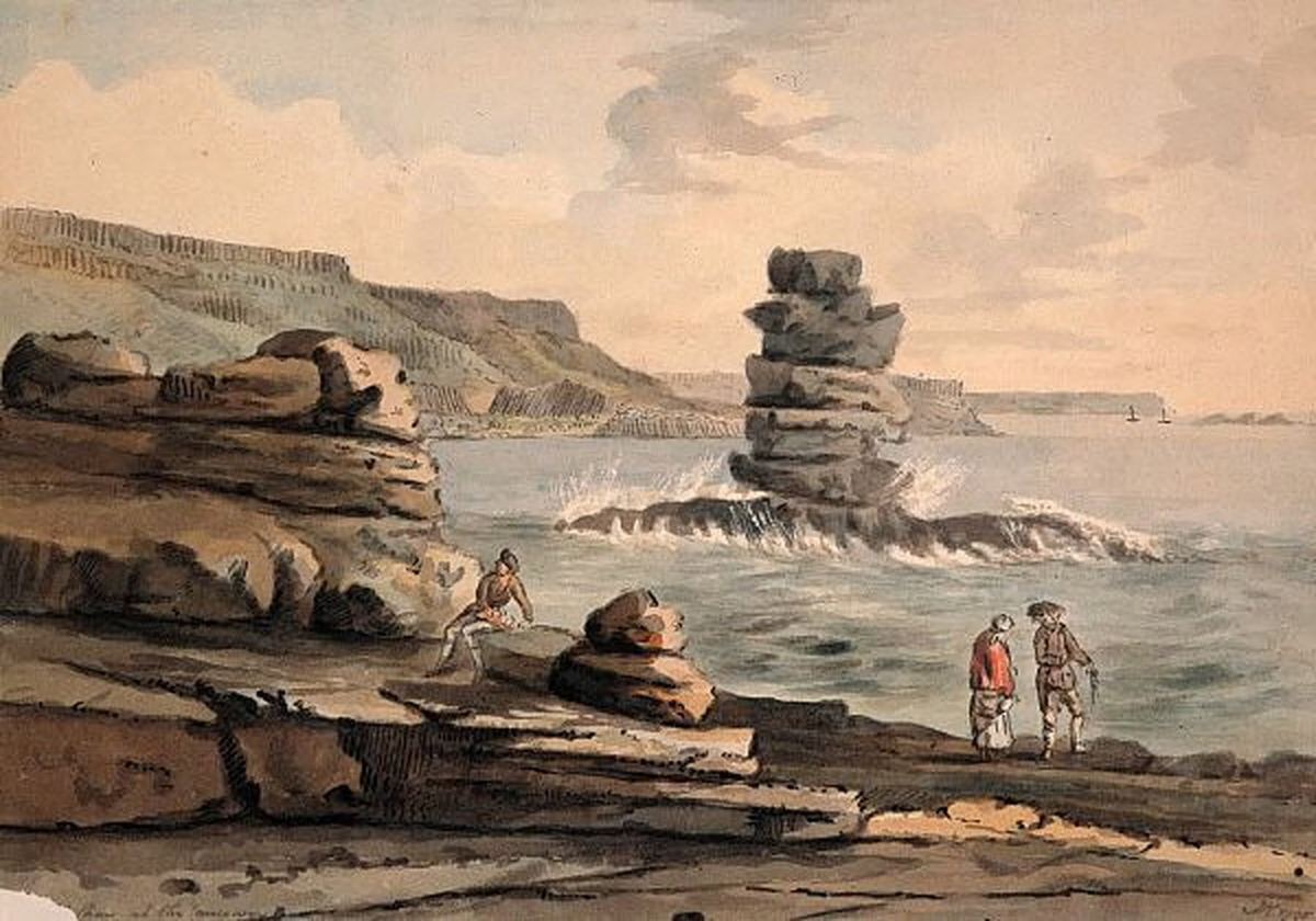 Giant's Chair at the Causeway, Co. Antrim (1790)