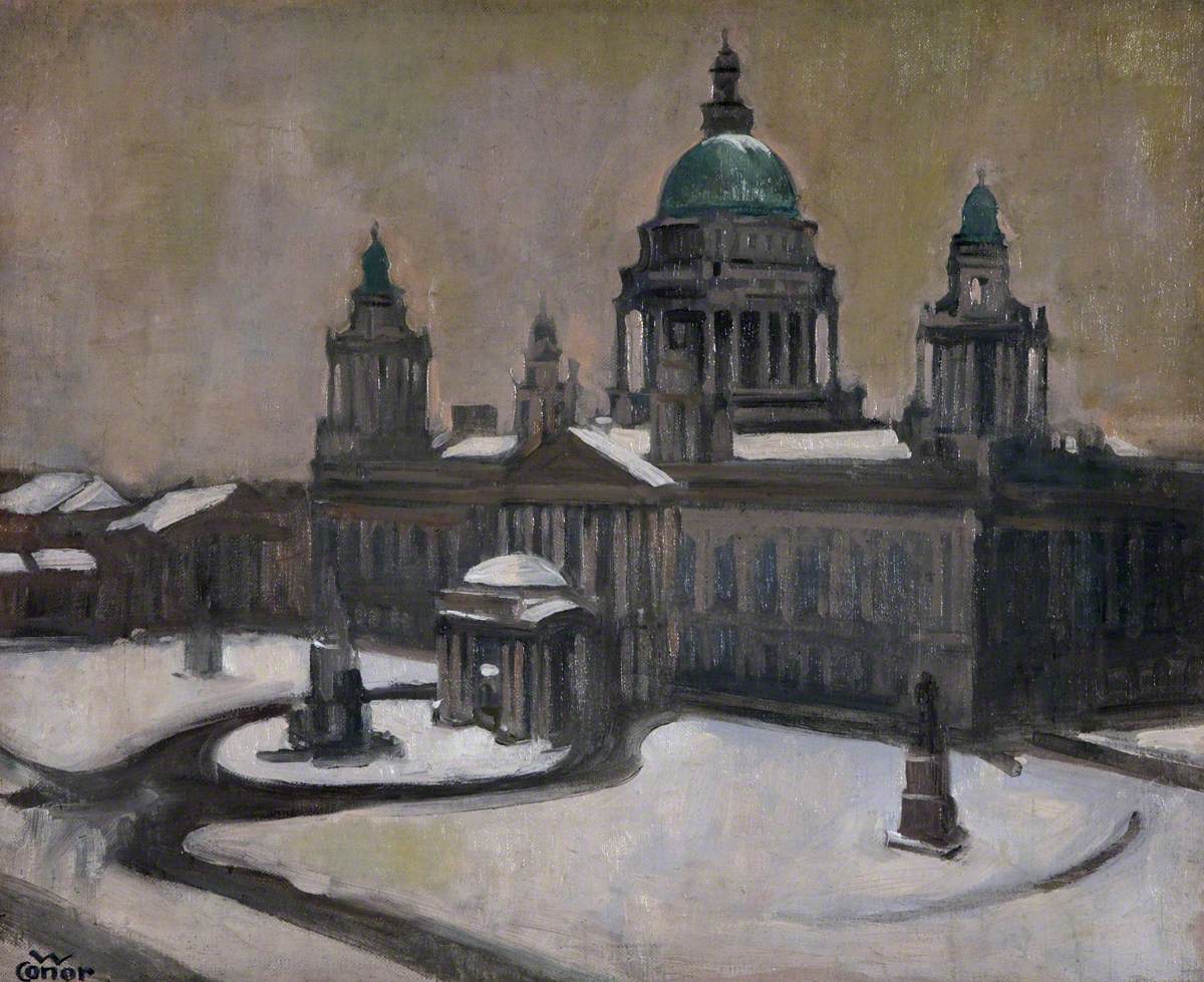 The City Hall under Snow