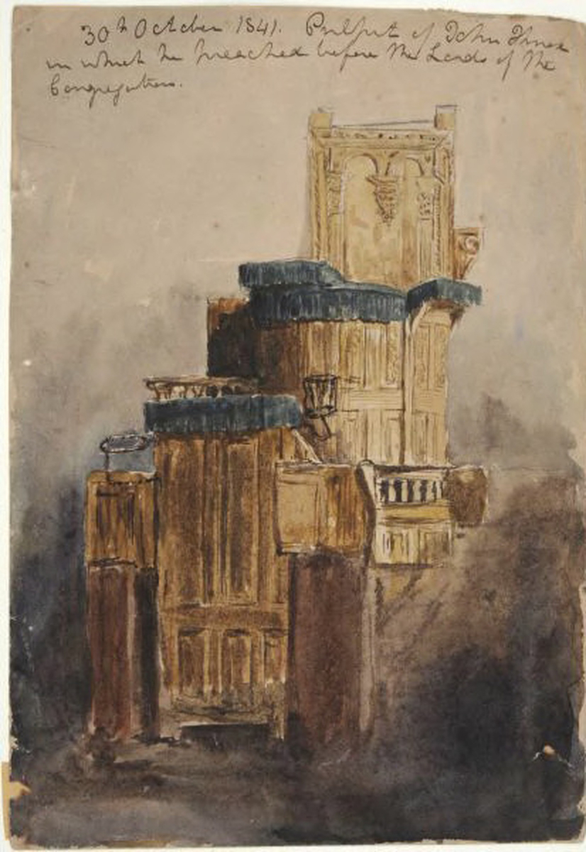 Pulpit of John Knox in which he Preached Before the Lords of the Congregation (1841)