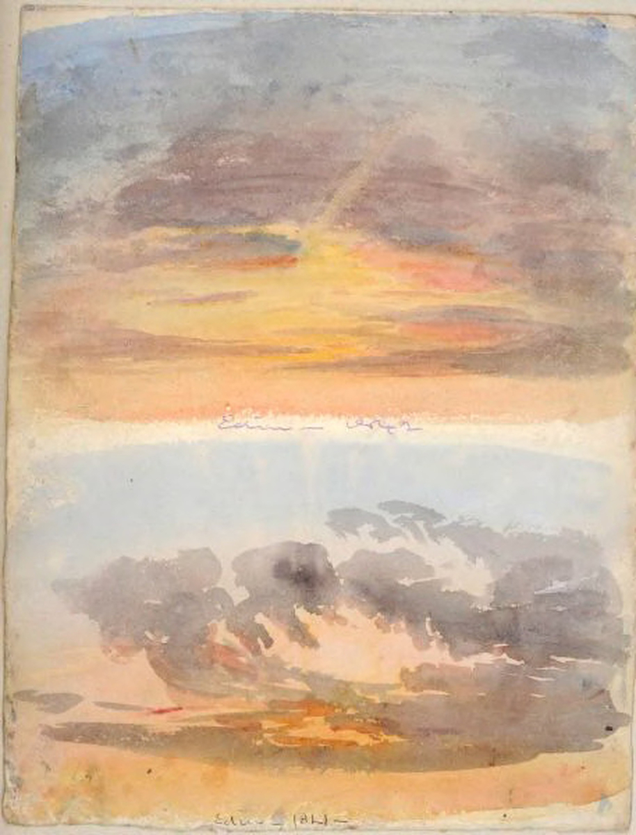 Two Studies of Sunsets (1841 - 2)