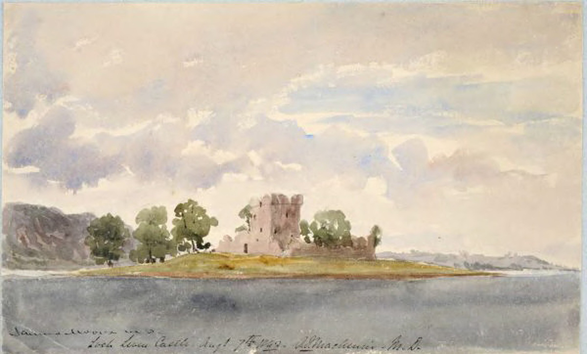 Loch Leven Castle (1842)