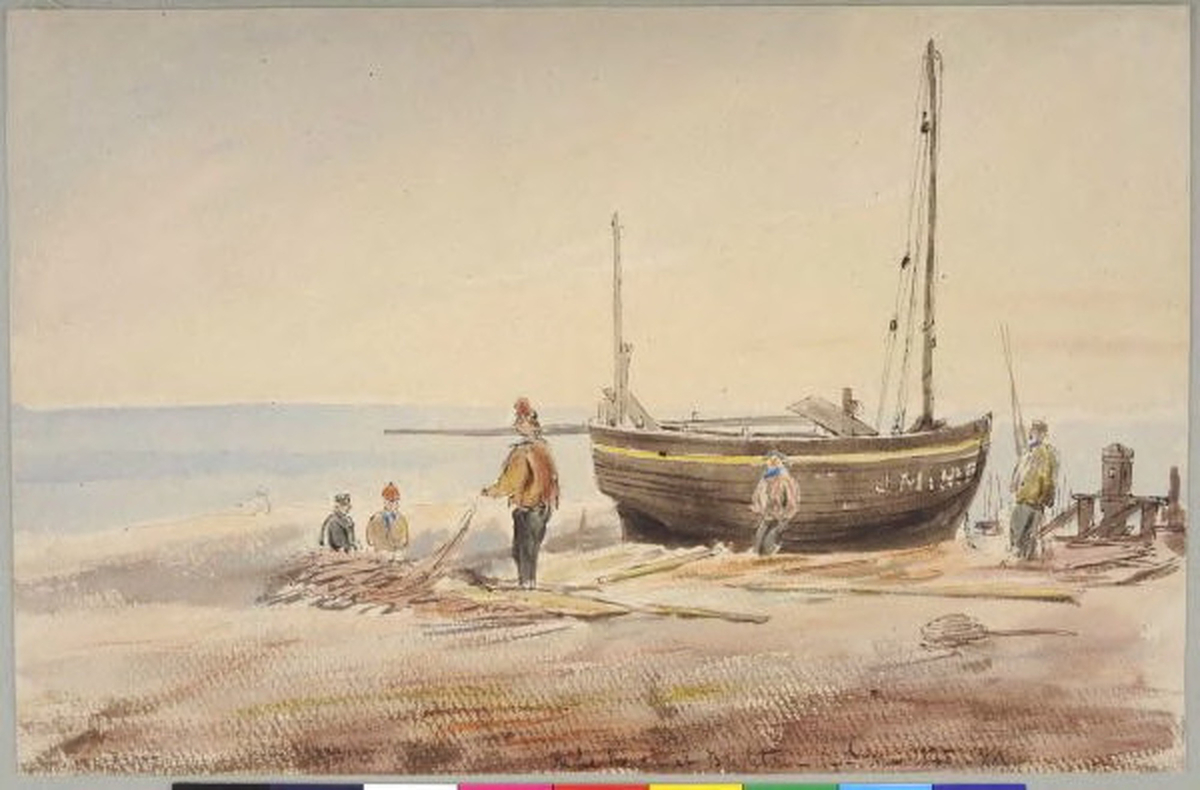 On the Beach at Brighton (1845)
