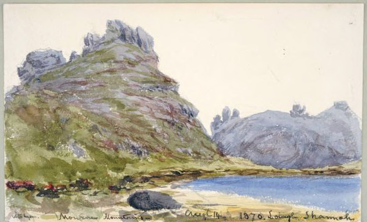 Lough Shannah, Mourne Mountains (1870)