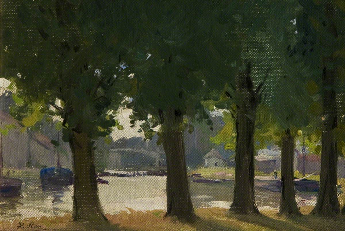 Five Trees by a River