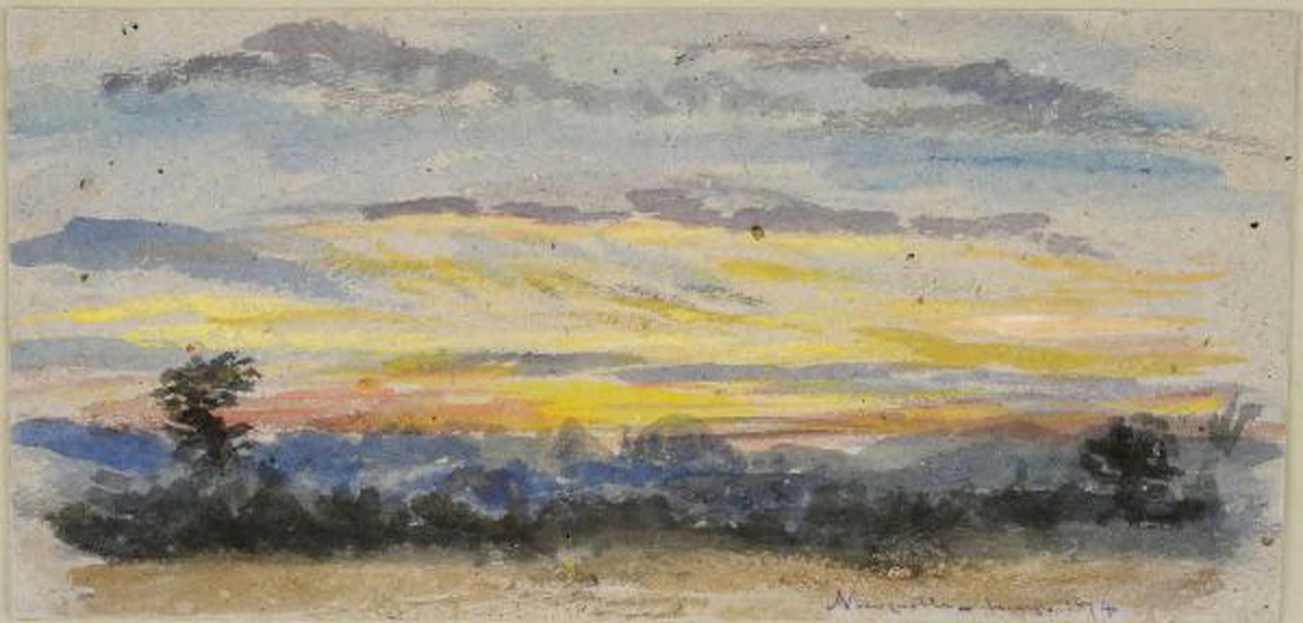 Newcastle (Sunset Study) (1874)