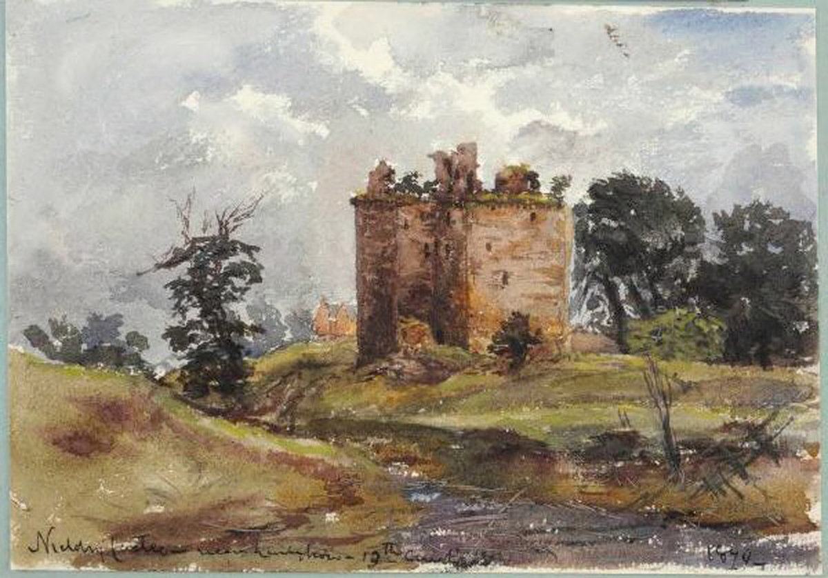 Niddry Castle, near Linlithgow (1879)