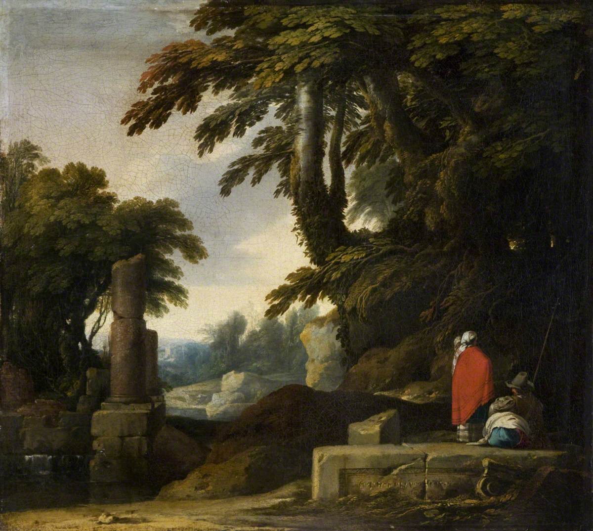 Classical Landscape with Figures