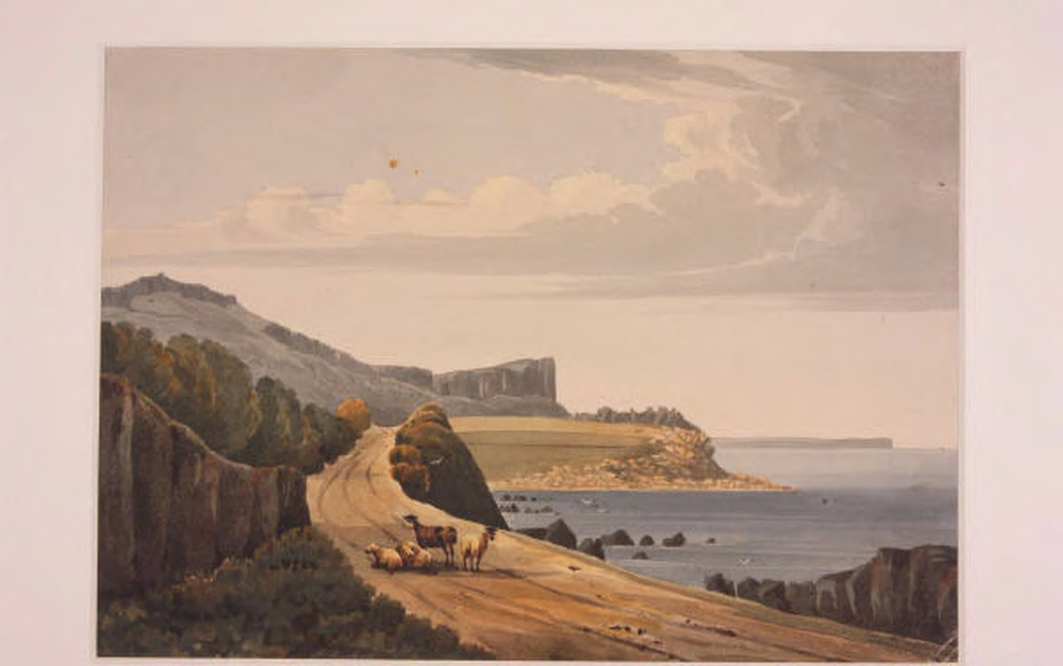 Drumnakeel and Fairhead from Murloch Farm (c1828)