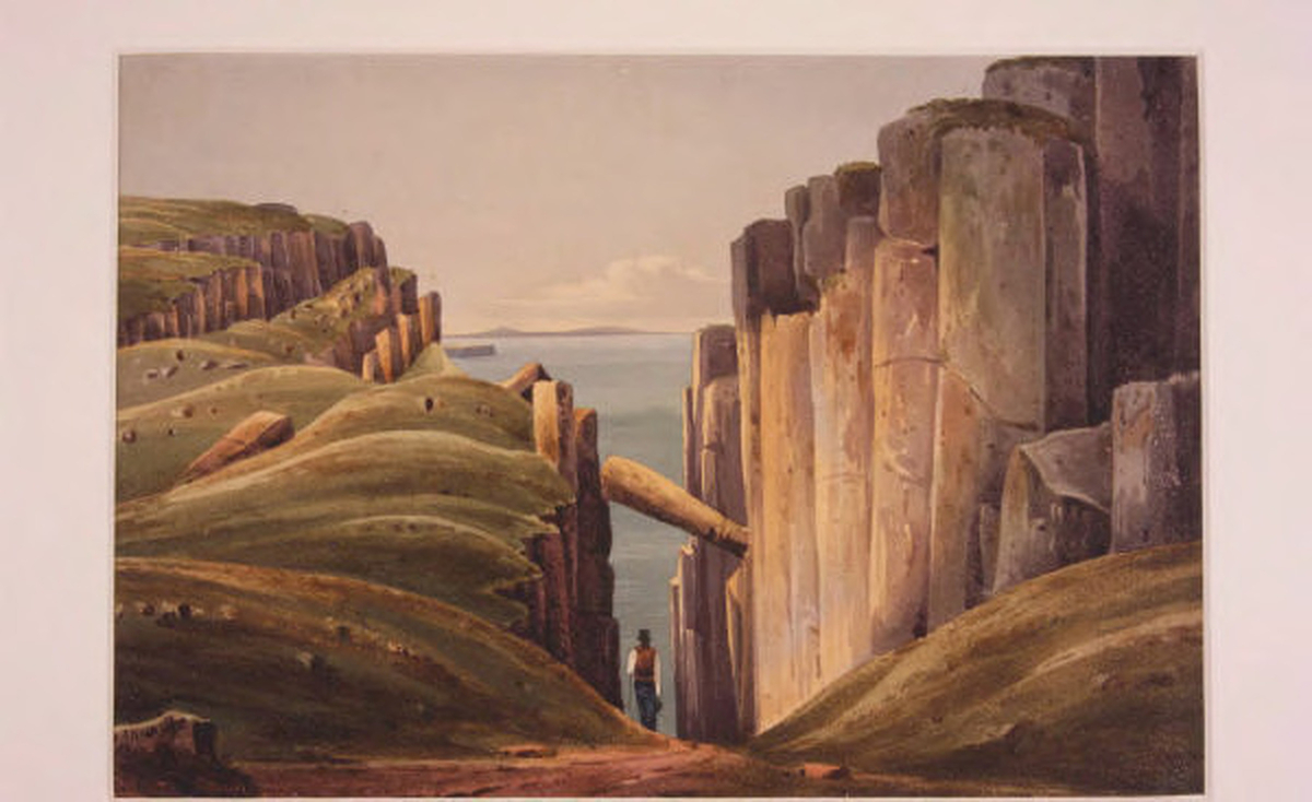 Greyman's Path from the Summit of Fairhead (c1828)