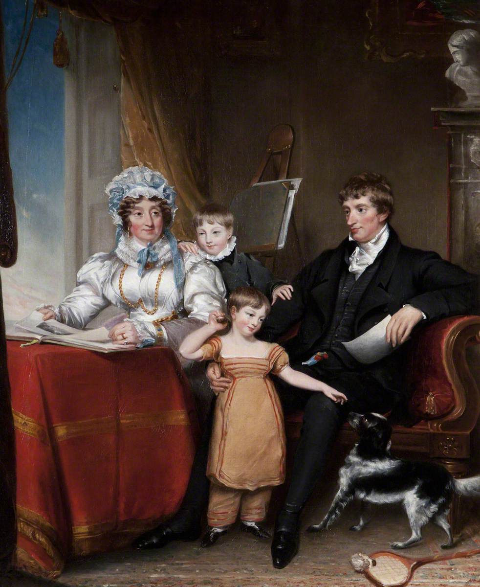 Francis Johnston (1760–1829), His Wife and Two Nephews